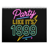 Party Like It’s 1999®™ – ネオンの電圧 カレンダー (カバー)