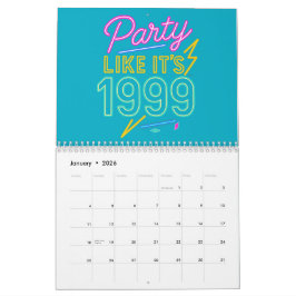 Party Like It’s 1999®™ – ネオンの電圧 カレンダー