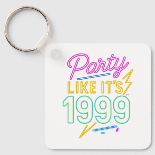 Party Like It’s 1999®™ – ネオンの電圧 キーホルダー (正面)