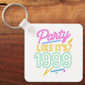 Party Like It’s 1999®™ – ネオンの電圧 キーホルダー (正面)