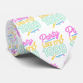 Party Like It’s 1999®™ – ネオンの電圧 ネクタイ (ロール)
