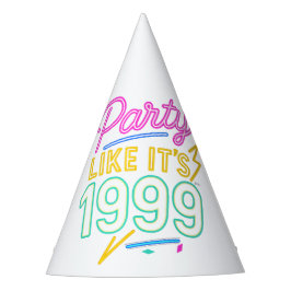 Party Like It’s 1999®™ – ネオンの電圧 パーティーハット