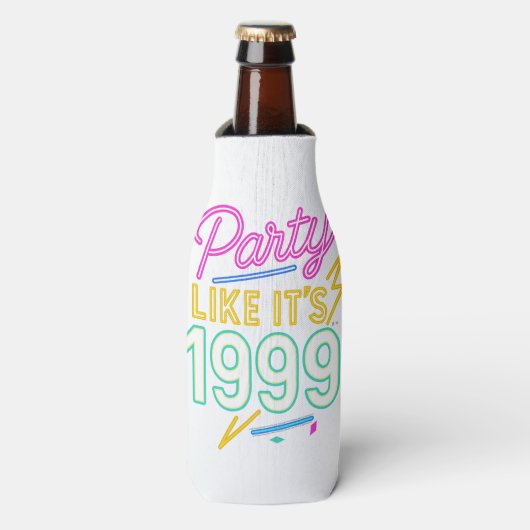 Party Like It’s 1999®™ – ネオンの電圧 ボトルクーラー (ボトル正面)