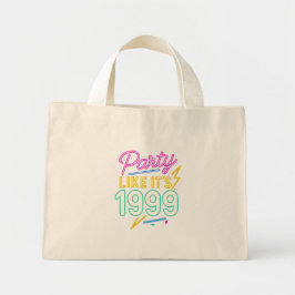 Party Like It’s 1999®™ – ネオンの電圧 ミニトートバッグ