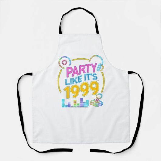 Party Like It’s 1999®™ – ネオンサウンドトラック エプロン (正面)