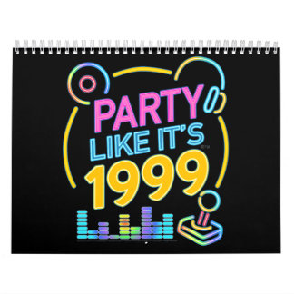 Party Like It’s 1999®™ – ネオンサウンドトラック カレンダー