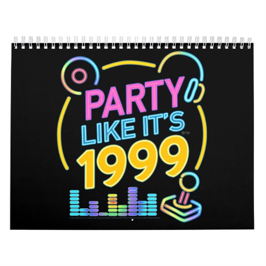 Party Like It’s 1999®™ – ネオンサウンドトラック カレンダー (カバー)