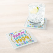 Party Like It’s 1999®™ – ネオンサウンドトラック ガラスコースター (アングル)