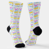 Party Like It’s 1999®™ – ネオンサウンドトラック ソックス (傾斜あり)