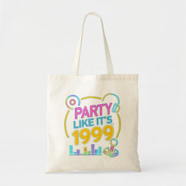 Party Like It’s 1999®™ – ネオンサウンドトラック トートバッグ