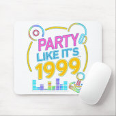 Party Like It’s 1999®™ – ネオンサウンドトラック マウスパッド (マウス)
