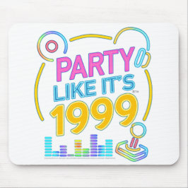 Party Like It’s 1999®™ – ネオンサウンドトラック マウスパッド