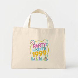 Party Like It’s 1999®™ – ネオンサウンドトラック ミニトートバッグ