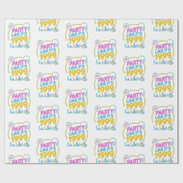 Party Like It’s 1999®™ – ネオンサウンドトラック ラッピングペーパー