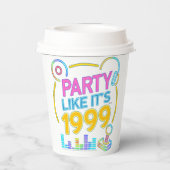 Party Like It’s 1999®™ – ネオンサウンドトラック 紙コップ (裏面)