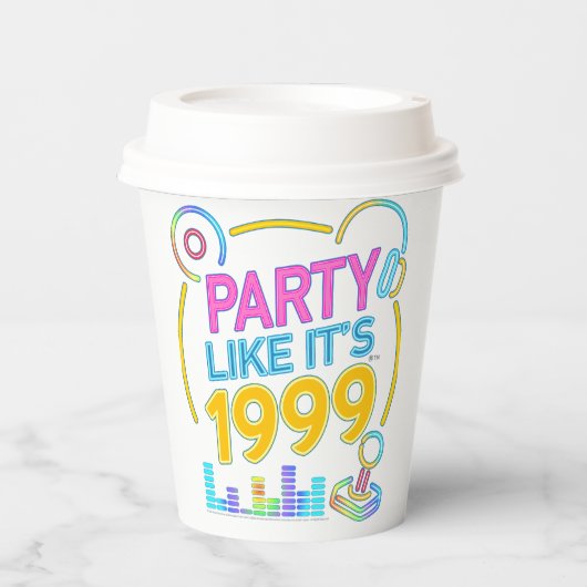 Party Like It’s 1999®™ – ネオンサウンドトラック 紙コップ (正面)