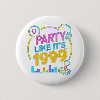 Party Like It’s 1999®™ – ネオンサウンドトラック  缶バッジ