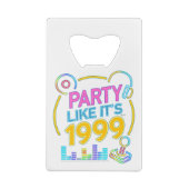 Party Like It’s 1999®™ – Neon Soundtrack クレジットカード栓抜き (裏面)