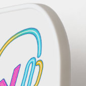 Party Like It’s 1999®™ – Neon Soundtrack ピックルボールラケット (左詳細)