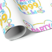 Party Like It’s 1999®™ – Neon Soundtrack ラッピングペーパー (ロールコーナー)