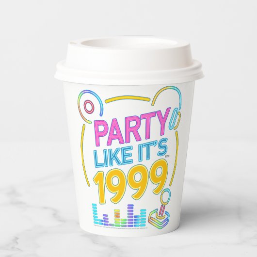 Party Like It’s 1999®™ – Neon Soundtrack 紙コップ (裏面)