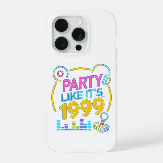 Party Like It’s 1999®™ – Neon Soundtrack iPhoneケース (裏面)