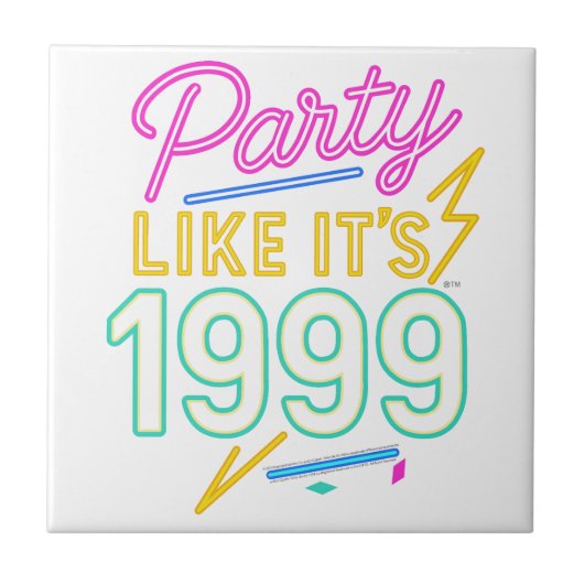 Party Like It’s 1999®™ – Neon Voltage タイル (正面)