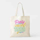 Party Like It’s 1999®™ – Neon Voltage トートバッグ (裏面)