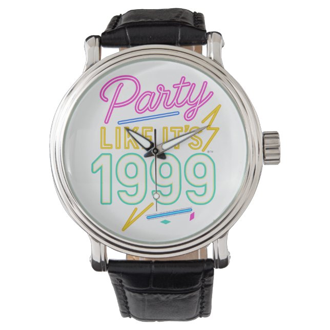 Party Like It’s 1999®™ – Neon Voltage 腕時計 (正面)
