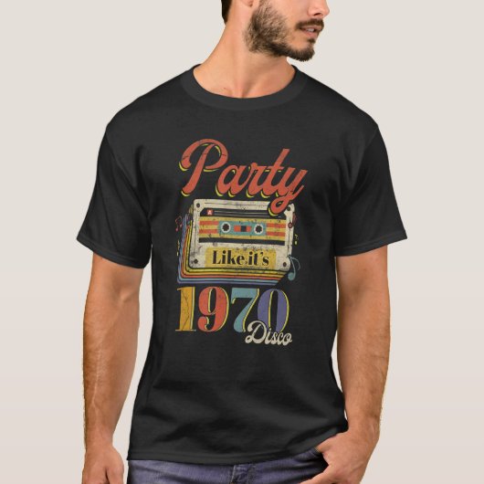 Party Like It's 1970 Disco 1970s Funky Party 70s G Tシャツ (正面)