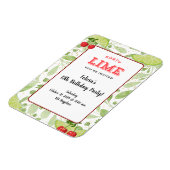 Party "Lime" Invitation マグネット (左側)