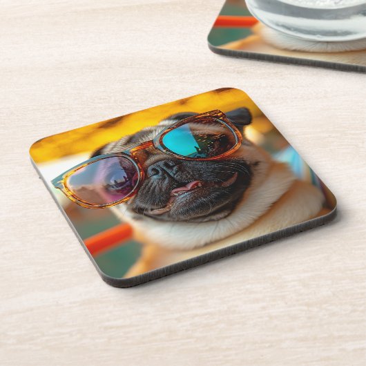 Party-Mops コースター (左側)