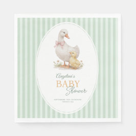 Party Napkins Mother Goose and Gosling. スタンダードランチョンナプキン