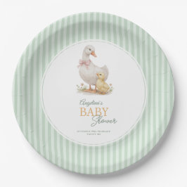 Party Napkins Mother Goose and Gosling. ペーパープレート