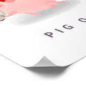 Party Pig Out Sign ポスター (角)