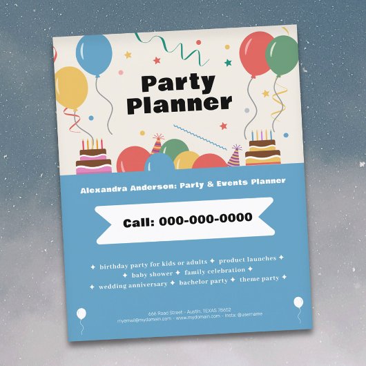 Party Planner チラシ