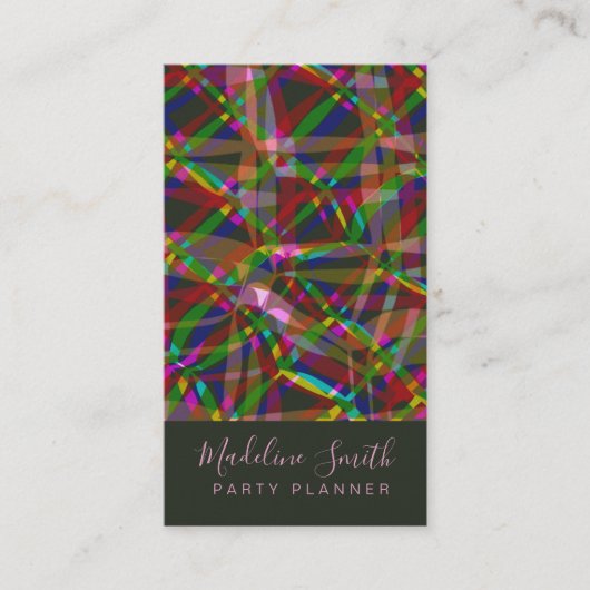 Party Planner Streamers 名刺 (正面)