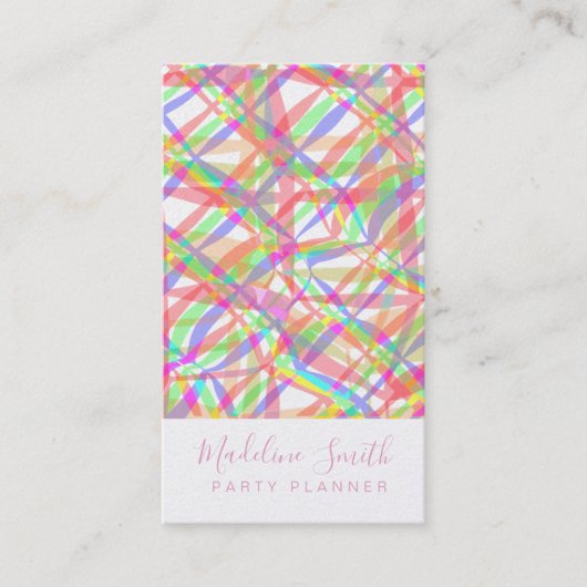 Party Planner Streamers 名刺 (正面)