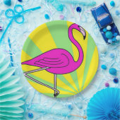 Party Plates Flamingo ペーパープレート (パーティー)
