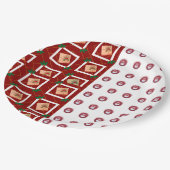 party plates for christmas ペーパープレート (アングル)