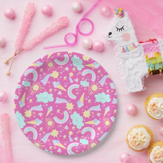  Party Plates to a magical birthday party. ペーパープレート (パーティー)