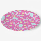  Party Plates to a magical birthday party. ペーパープレート (アングル)