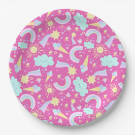  Party Plates to a magical birthday party. ペーパープレート