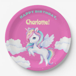  Party Plates to a magical birthday party. ペーパープレート
