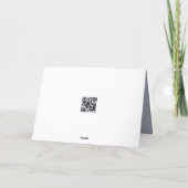 Party Polar Bears Wearing Christmas Ugly Sweaters カード (裏面)