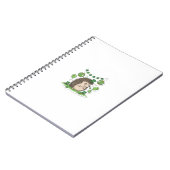 Party Pooper Hedgehog St.Patrick's Day ノートブック (左側)