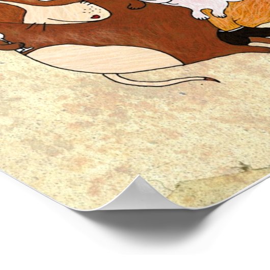 Party Print by Krize ポスター (角)