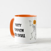 Party Pumpkin Head Skull マグカップ (正面左)