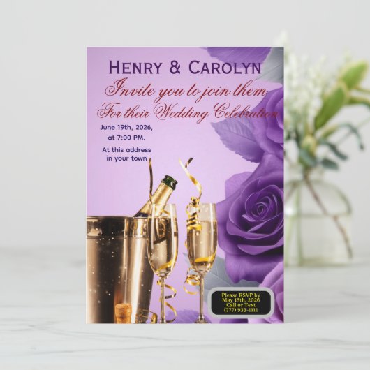 Party Rose 招待状 (スタンド正面)