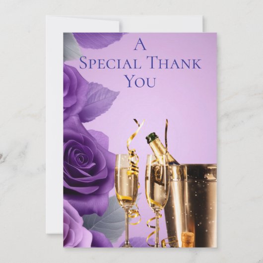 Party Rose 招待状 (裏面)